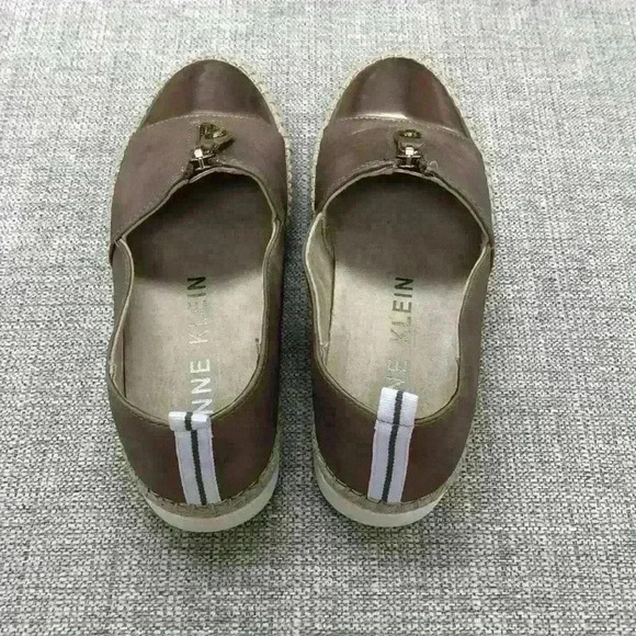 Anne Klein Flex Gold Metallic Espadrilles - Picture 8 of 11